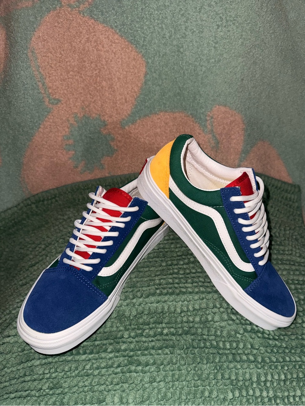 Vans Old Skool Yacht Club Sneakers - Blue/Green/Red/Yellow